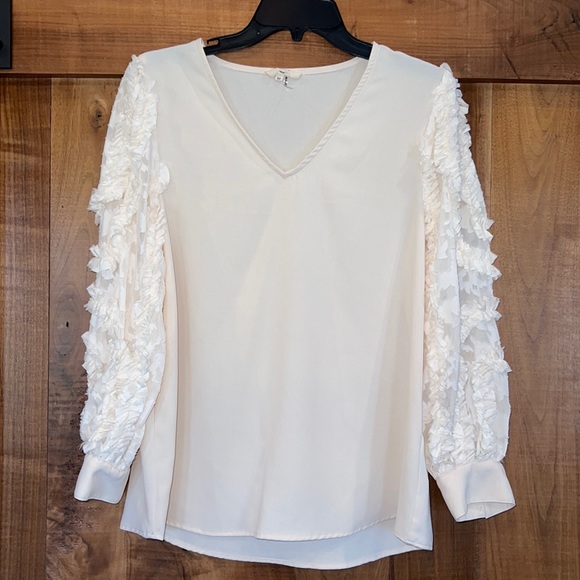 Entro ruffle sleeve top size medium - Picture 1 of 3